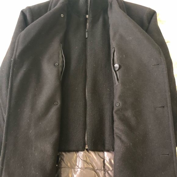 Kenneth Cole Pea Coat - Black - Picture 2 of 3